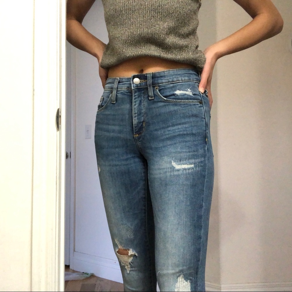 High rise jeans